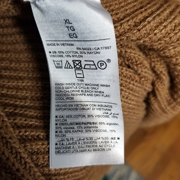 Old Navy Long Cardigan Camel - Picture 7 of 10